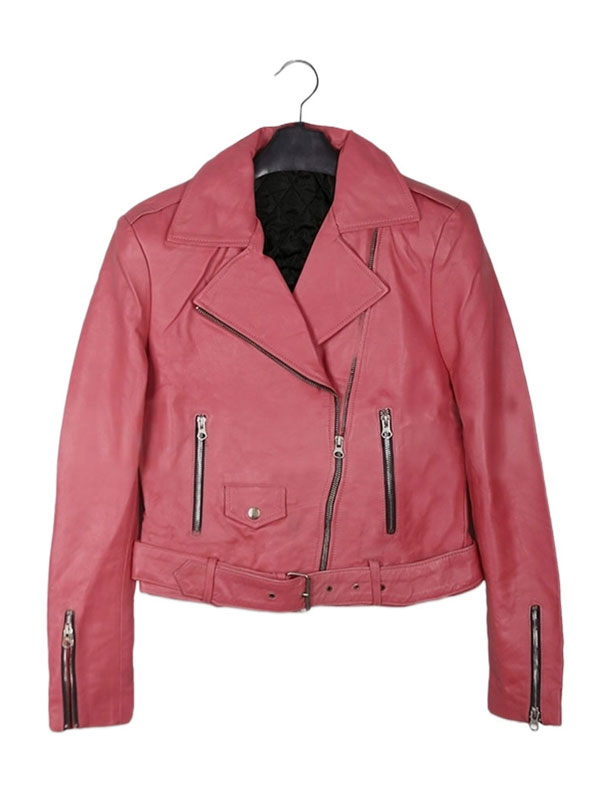 Biker Barbie Leather Pink Jacket