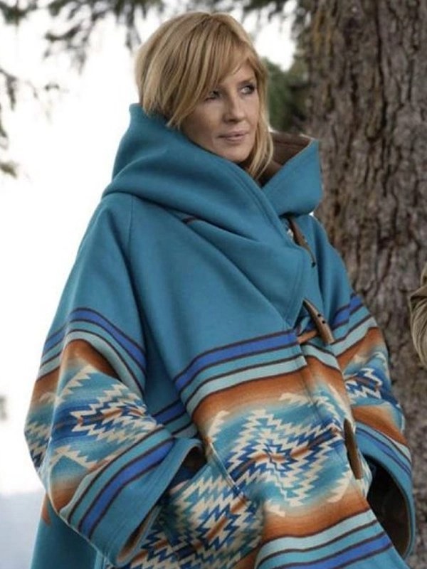 Yellowstone Season 3 Kelly Reilly Blue Coat